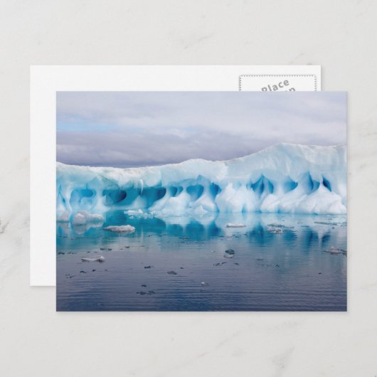 IJs in Antarctica Briefkaart (Voorkant / Achterkant)