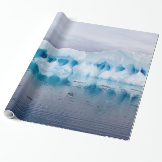 IJs in Antarctica Cadeaupapier (Uitgerold)