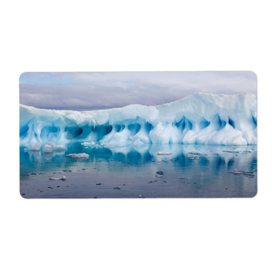 IJs in Antarctica Etiket (Voorkant)