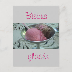 IJs in een kom Briefkaart