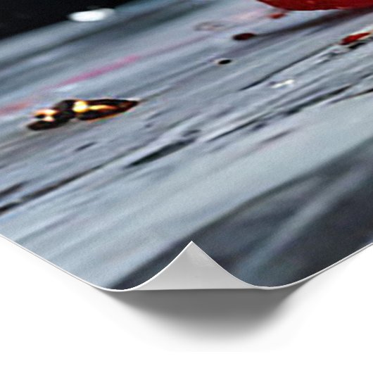 IJs in een wafelkegel Poster (Hoek)