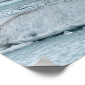 Ijs in gletsjermeer Jokulsarlon Poster (Hoek)