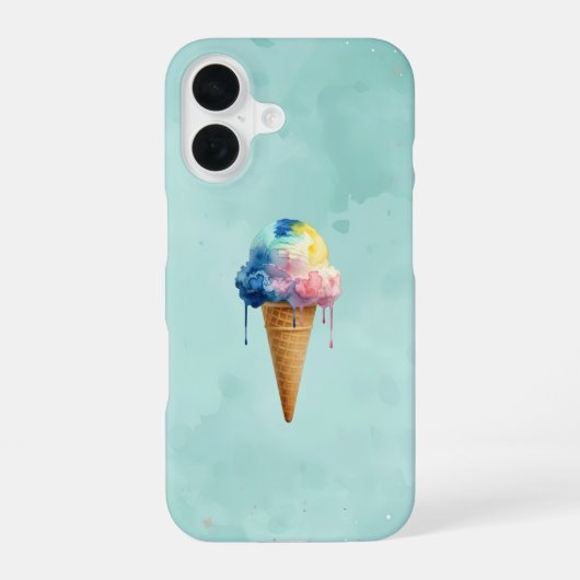 Ijs iPhone 16 Hoesje (Achterkant)