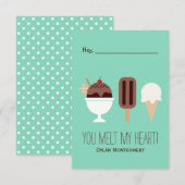 Ijs Kaart (Voorkant / Achterkant)