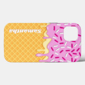 Ijs Kawaii Waffel Kegel Popsicle Case-Mate iPhone Case (Achterkant (horizontaal))