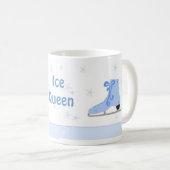 Ijs Koningin Schaatsontwerp Koffiemok (Voorkant rechts)