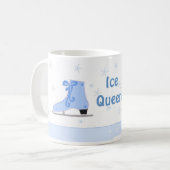 Ijs Koningin Schaatsontwerp Koffiemok (Voorkant links)
