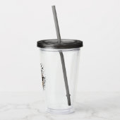 Ijs-koude koffie acryl drinkbeker (Links)