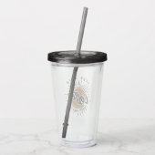 Ijs-koude koffie acryl drinkbeker (Achterkant)