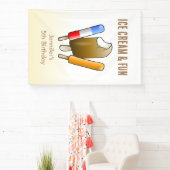 Ijs & Leuke Verjaardag Spandoek (Insitu)