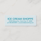 IJs loyaliteitskaart (retrograde) Klantenkaartje (Achterkant)