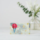 Ijs Macaron Catering Stippen Visitekaartje (Staand voorkant)