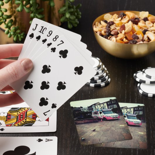 IJs man Pokerkaarten (Insitu)