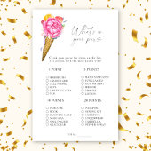 IJs met bloemen - Wat zit er in je tas spel