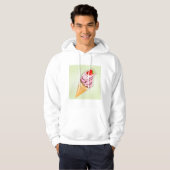 IJs met een aardbei Hoodie (Voorkant volledig)