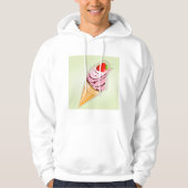 IJs met een aardbei Hoodie (Voorkant)