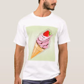 IJs met een aardbei T-shirt (Voorkant)