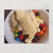 ijs met snoepjes briefkaart (Voorkant)