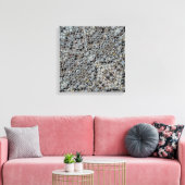 Ijs Metaal Vuur Uitgerekte Canvasprint Canvas Afdruk (Insitu (Woonkamer))