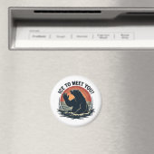 Ijs om je te ontmoeten IJsbeer Kerstcadeau  Magneet (Insitu (Vaatwasser))