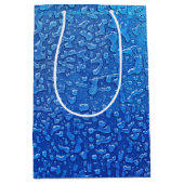 Ijs op blauwe metaal   medium cadeauzakje (Voorkant)