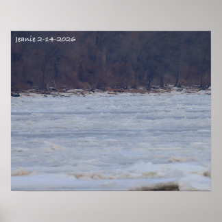 Ijs op de Delaware-rivier 2026 Poster