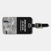 IJs op de Grote Meren, Verenigde Staten. Bagagelabel (Voorkant horizontaal)