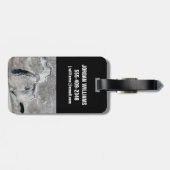 IJs op de Grote Meren, Verenigde Staten. Bagagelabel (Achterkant horizontaal)