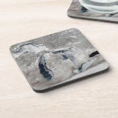 IJs op de Grote Meren, Verenigde Staten. Bier Onderzetter (Linkerzijde)