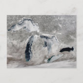 IJs op de Grote Meren, Verenigde Staten. Briefkaart (Voorkant)