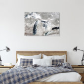 IJs op de Grote Meren, Verenigde Staten. Canvas Afdruk (Insitu (Slaapkamer))