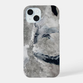 IJs op de Grote Meren, Verenigde Staten. iPhone 15 Case (Achterkant)