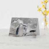 IJs op de Grote Meren, Verenigde Staten. Kaart (Gele Bloem)