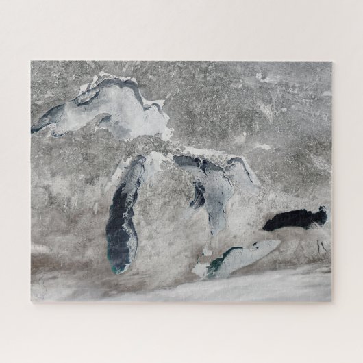 IJs op de Grote Meren, Verenigde Staten. Legpuzzel (Horizontaal)