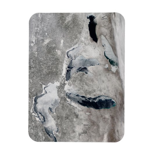 IJs op de Grote Meren, Verenigde Staten. Magneet (Verticaal)