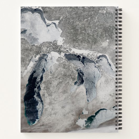 IJs op de Grote Meren, Verenigde Staten. Notitieboek (Achterkant)