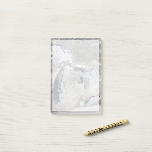 IJs op de Grote Meren, Verenigde Staten. Post-it® Notes (Op bureau)