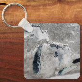 IJs op de Grote Meren, Verenigde Staten. Sleutelhanger (Voorkant)
