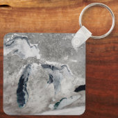 IJs op de Grote Meren, Verenigde Staten. Sleutelhanger (Achterkant)