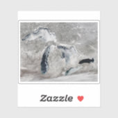 IJs op de Grote Meren, Verenigde Staten. Sticker (Vel)