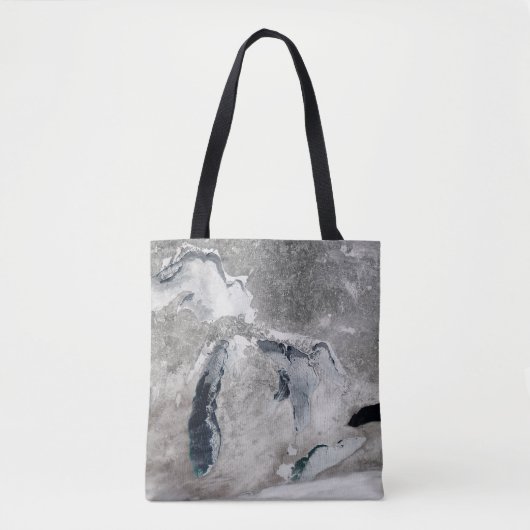 IJs op de Grote Meren, Verenigde Staten. Tote Bag (Voorkant)