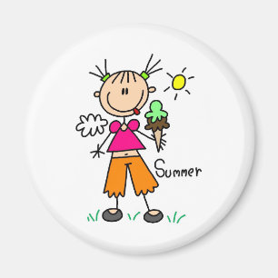 IJs op een hete zomerse dagmagneet Magneet