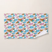 Ijs patroon handdoekenset bad handdoek (Handdoek)