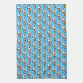 Ijs Patroon van Ijs Afbeeldingen Keuken Handdoek (Verticaal)