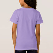 Ijs - perzik roze achtergrond t-shirt (Achterkant)