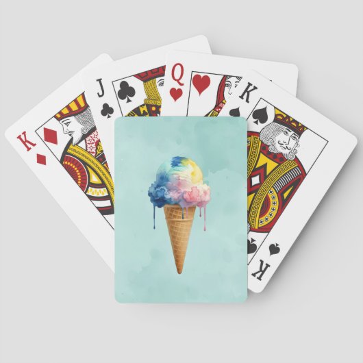Ijs Pokerkaarten (Achterkant)