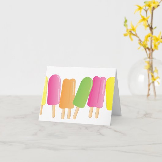 Ijs-pop Opstelling Kaart (Gele Bloem)