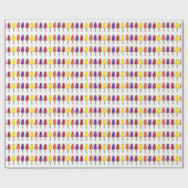 IJs poppen ijsje op wit Cadeaupapier (Vlak)