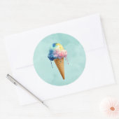 Ijs Ronde Sticker (Envelop)