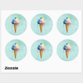 Ijs Ronde Sticker (Vel)